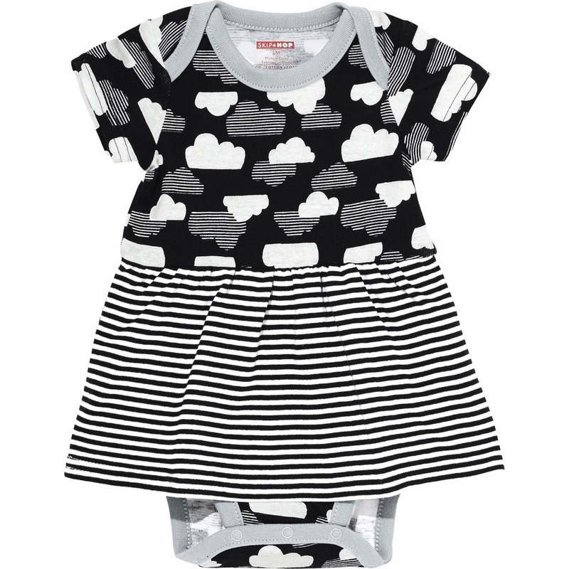 Skip Hop Star-Struck Skirted Short Sleeve Bodysuit – Cloud (6 Months)