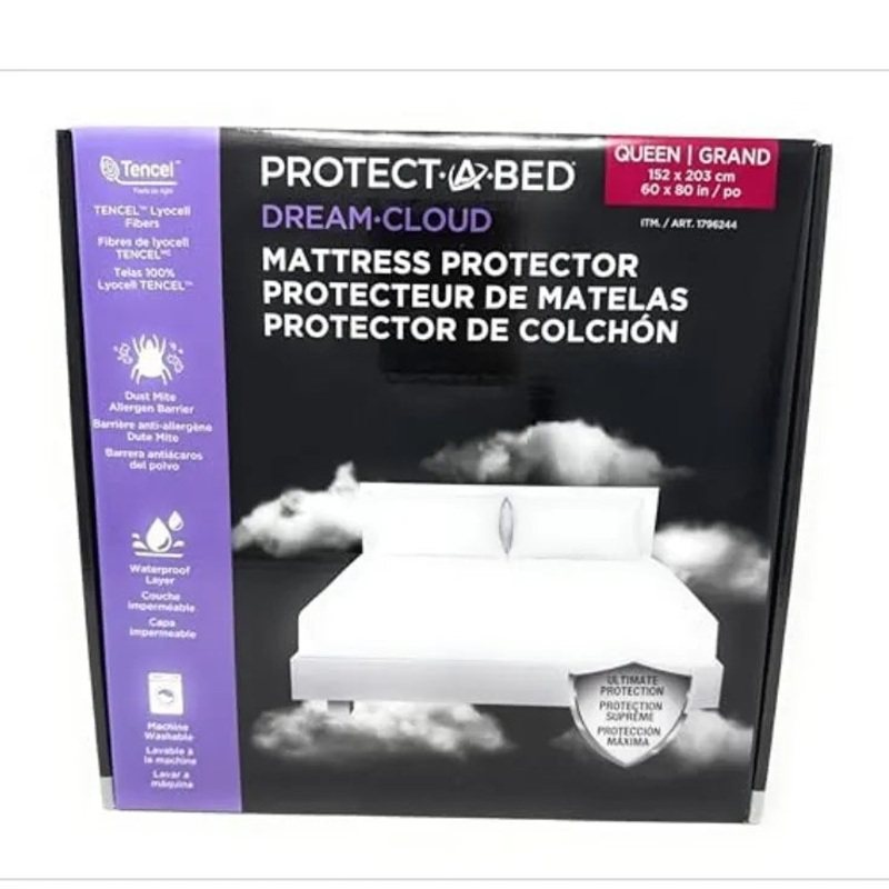Waterproof Mattress Protector  Eco-Friendly Tencel Lyocell & Soft Cotton Blend  Available in Queen & King Sizes