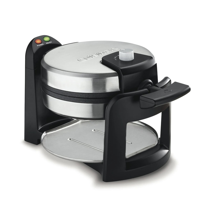 Flip Belgian Waffle Maker – Stainless Steel
