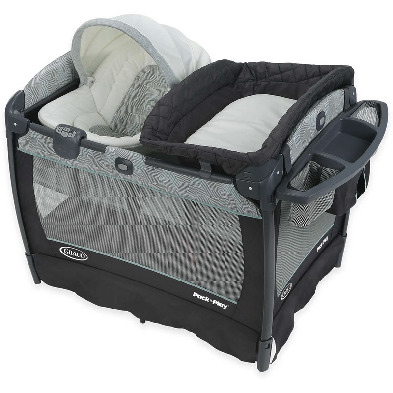 Graco Pack ‘n Play Playard Newborn Napper Oasis with Soothe Surround Technology – Camden
