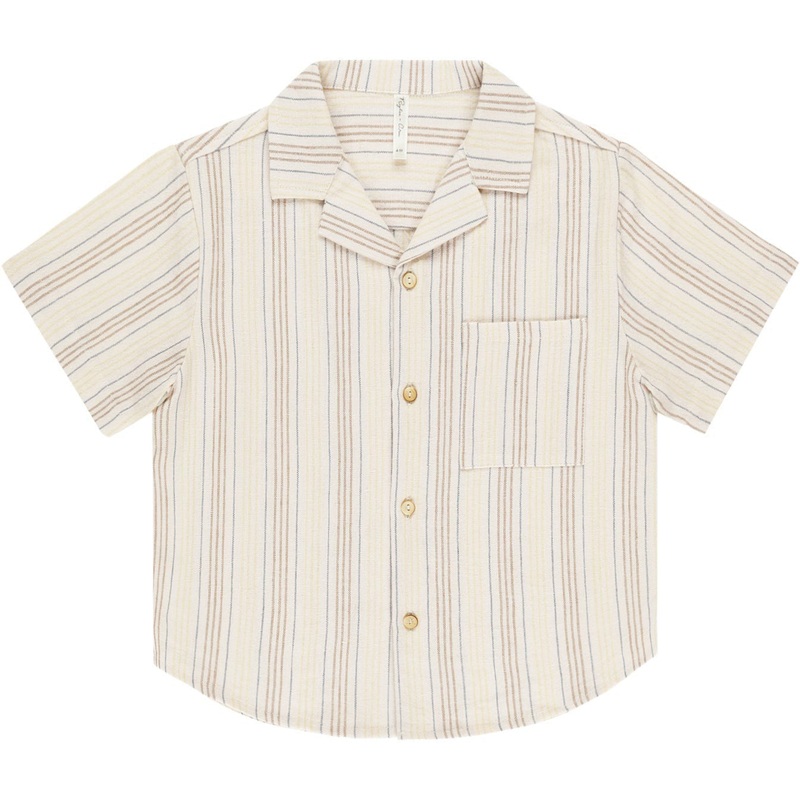 Rylee + Cru Lapel Collar Shirt || La Mer