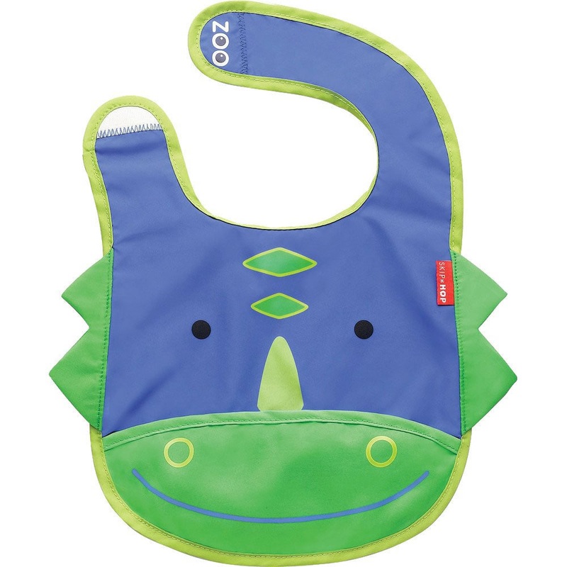 Skip Hop Zoo Tuck-Away Bib – Dinosaur