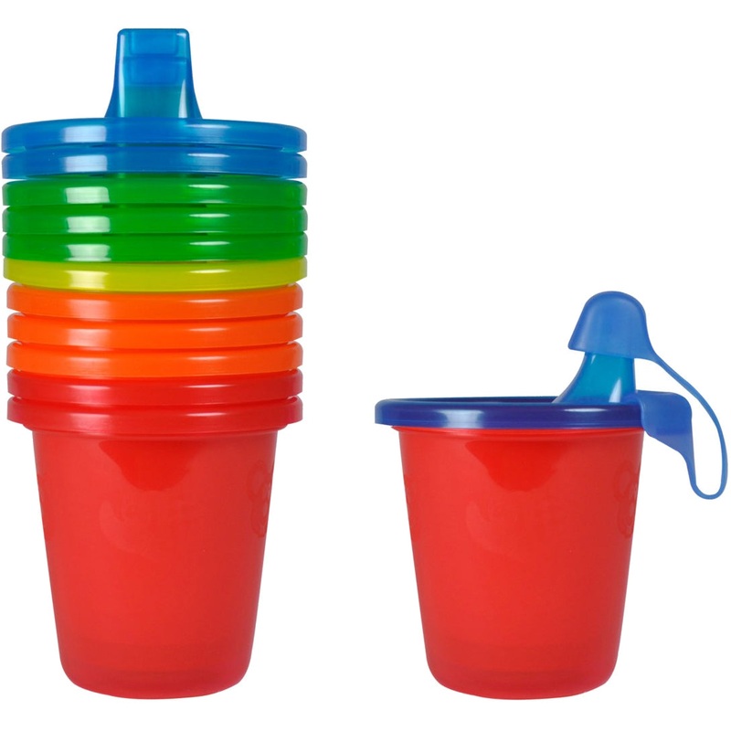 The First Years Take & Toss 7 oz. Spill-Proof Sippy Cups (4ct) – Multicolor