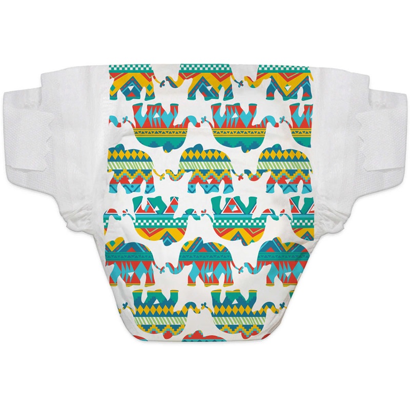 The Honest Company Diaper Pack – Elephant Party – Size 3 (16-28 lbs)