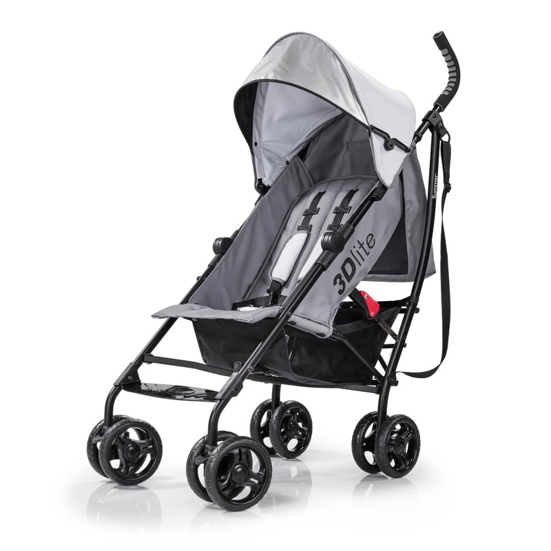 3D Lite Convenience Baby Stroller – Gray