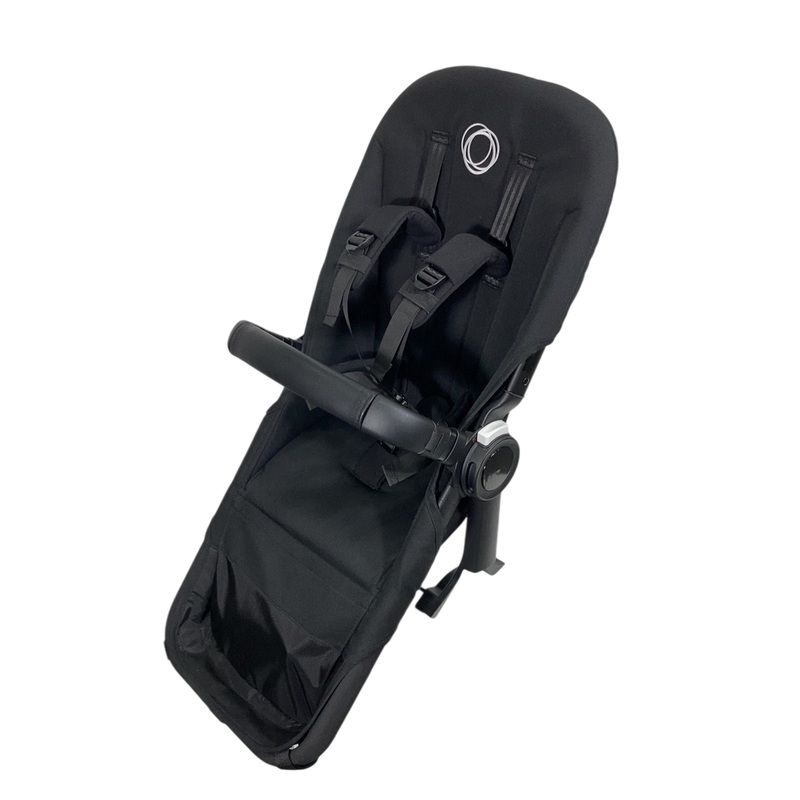 Bugaboo Donkey 5 Duo Extension Set, 2023, Black, Midnight Black, None, without Canopy