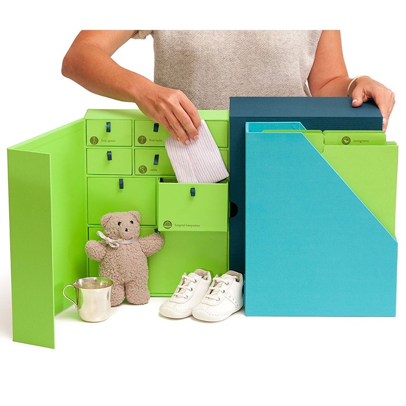 Savor “The Library” Baby Keepsake Box – Ocean