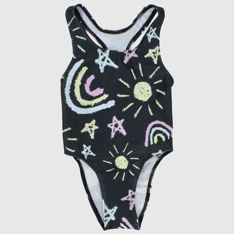 Sunny Rainbow One-Piece Swim Suit