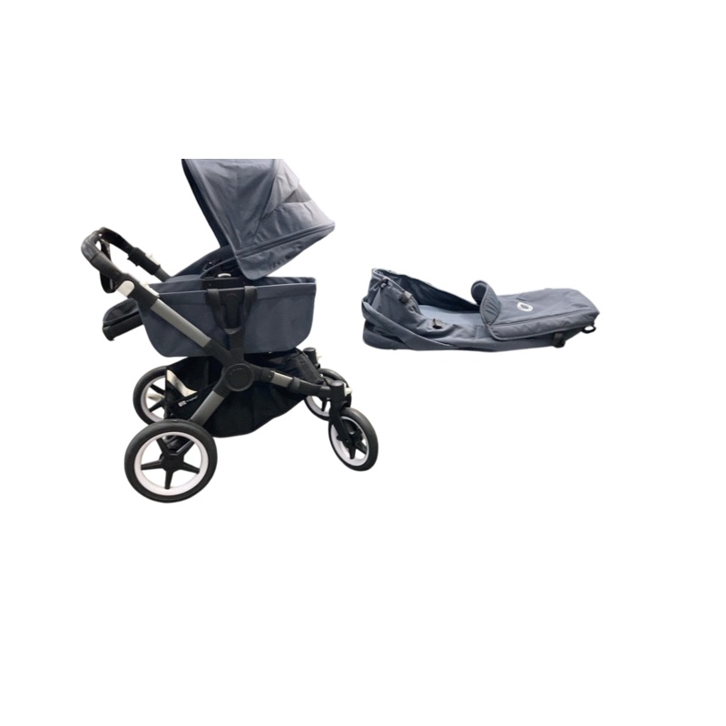 Bugaboo Donkey 5 Mono Stroller, 2023, Graphite, Stormy Blue, Stormy Blue
