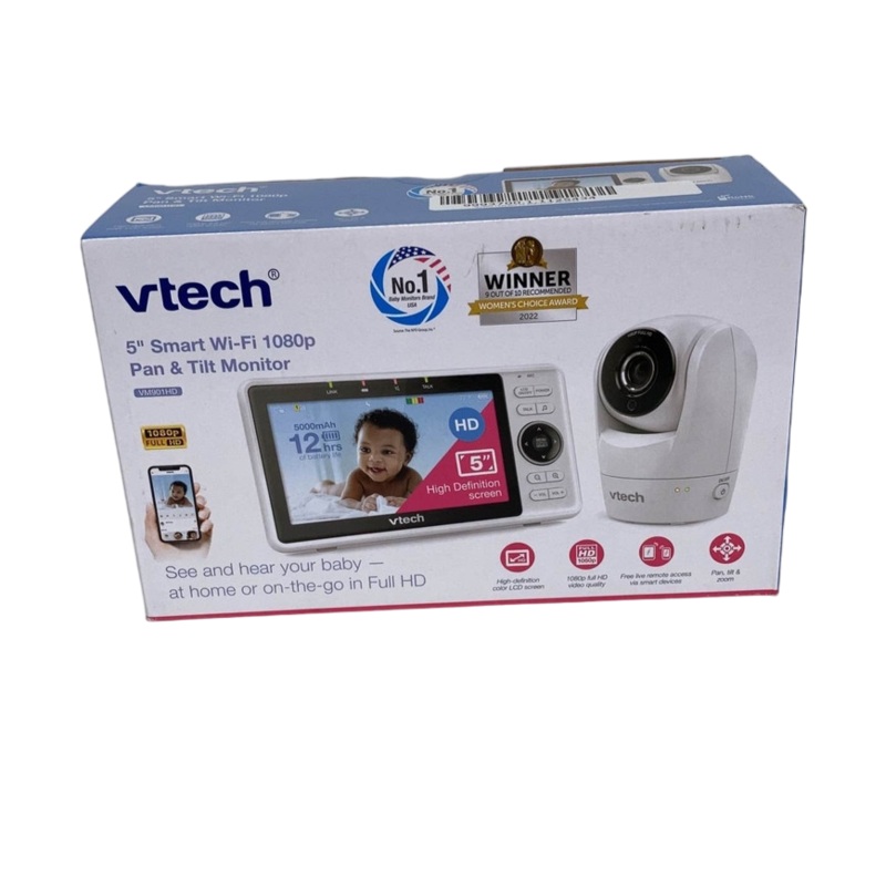 VTech 5 Smart WiFi 1080p Pan & Tilt Monitor