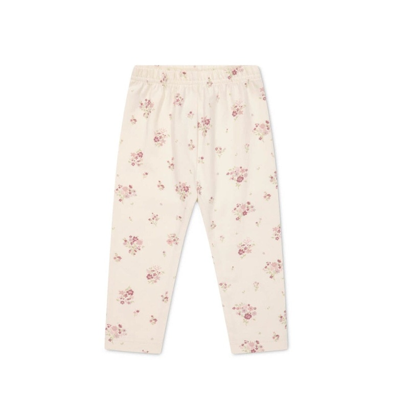 Jamie Kay Everyday Legging – Lauren Floral Tofu – Organic Cotton