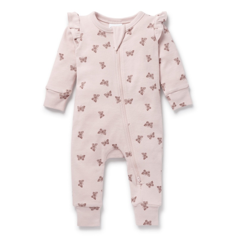Aster & Oak – Butterfly Rib Zip Romper