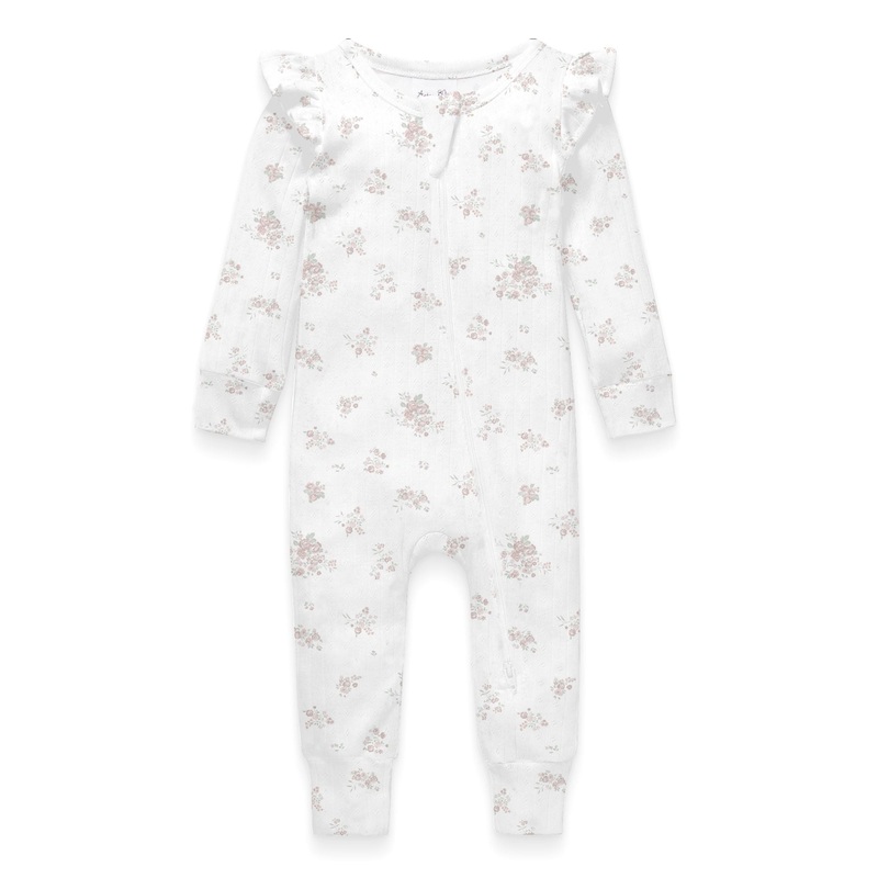 Aster & Oak – Posie Floral Zip Romper