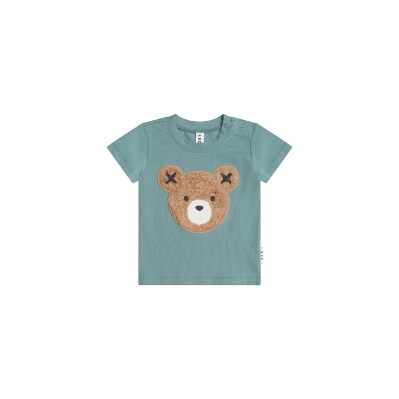 Huxbaby – Furry Huxbear Green Tee – HB2115S25