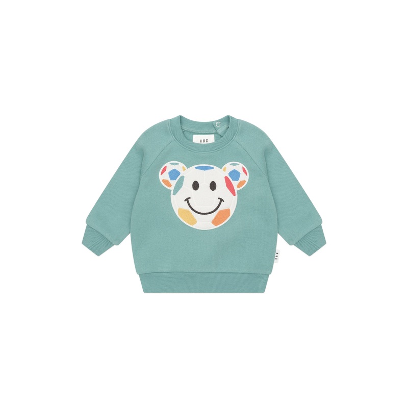 Huxbaby – Smiley Soccer Sweatshirt – HB3097W25