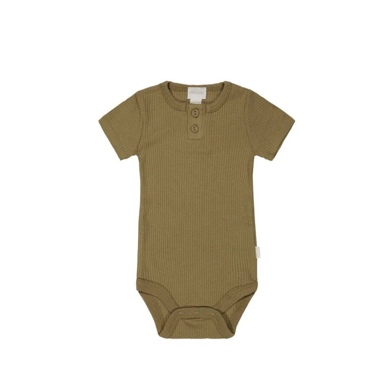 Jamie Kay Modal Darcy Rib Tee Bodysuit – Buffalo – Organic Cotton