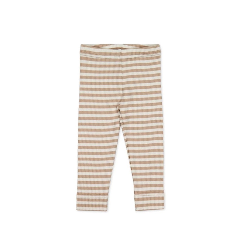 Jamie Kay Modal Legging | Narrow Stripe Baker/Cloud – Organic Cotton