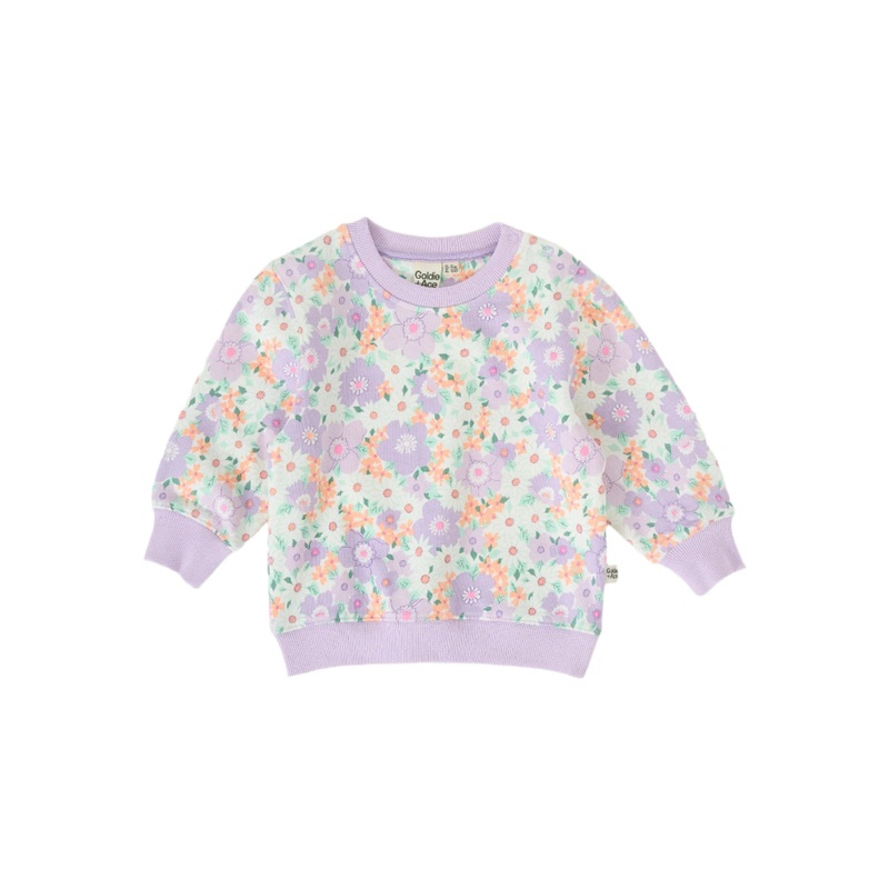 Goldie & Ace – Flora Relaxed Terry Sweater