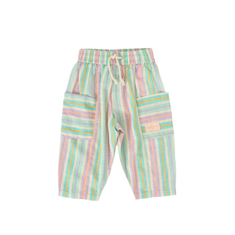 Goldie & Ace – Kit Linen Pocket Pant | Resort Stripe