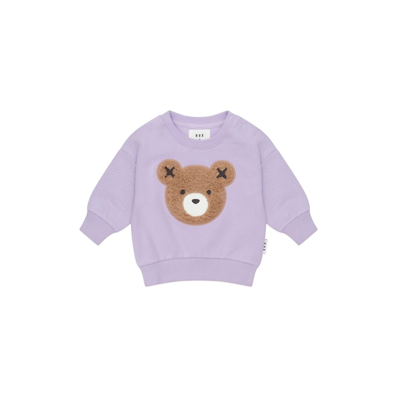 Huxbaby – Orchid Furry Huxbear Sweatshirt – HB3253W25