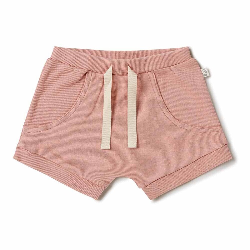 Snuggle Hunny – Organic Shorts | Rose