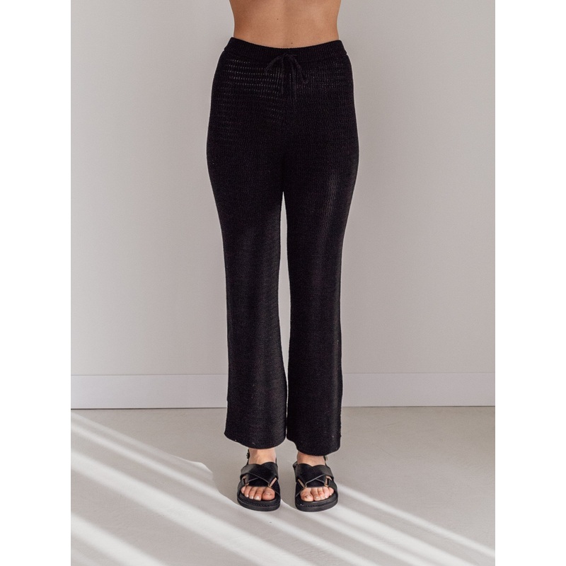 Ziggy Lou – Women’s Knit Pants | Onyx