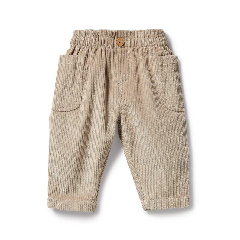Wilson & Frenchy – Organic Cord Pant | Sand