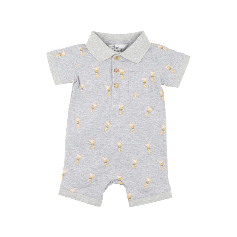 Bebe – Ellis Giraffe Polo Romper