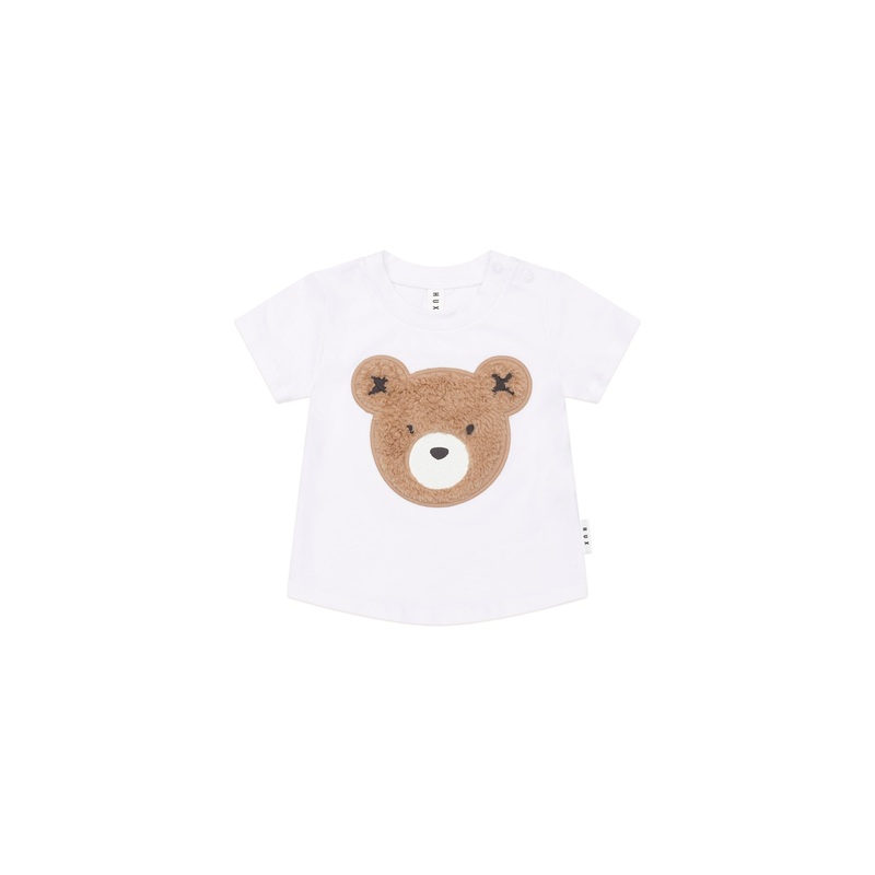 Huxbaby – White Furry Huxbear T-Shirt – HB2084W25