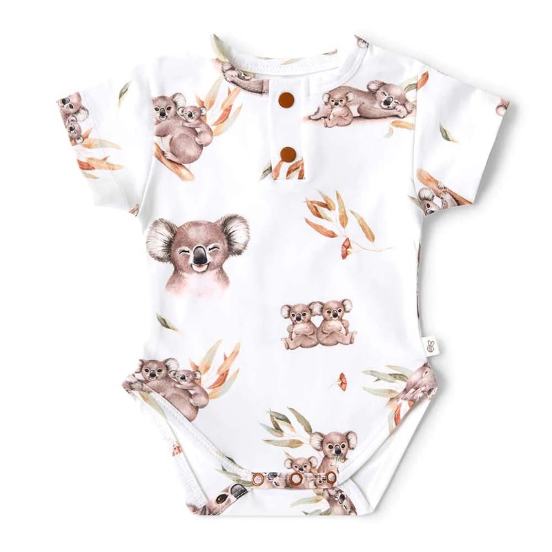 Snuggle Hunny – Organic Short Sleeve Bodysuit | Koala