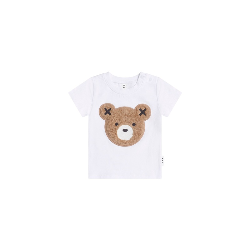 Huxbaby – Furry Huxbear Crisp White Tee – HB2114S25