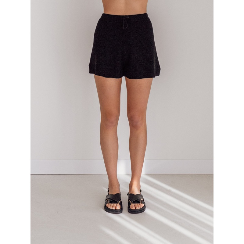Ziggy Lou – Women’s Knit Shorts | Onyx