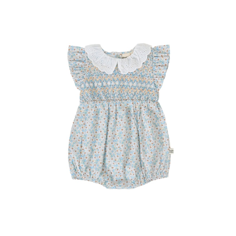 Goldie & Ace – Lani Smocked Romper | Sunny Floral