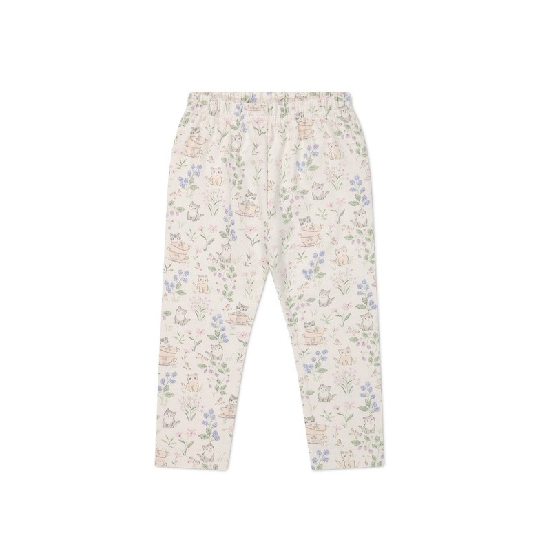 Jamie Kay Everyday Legging – Moons Garden Lavender – Organic Cotton