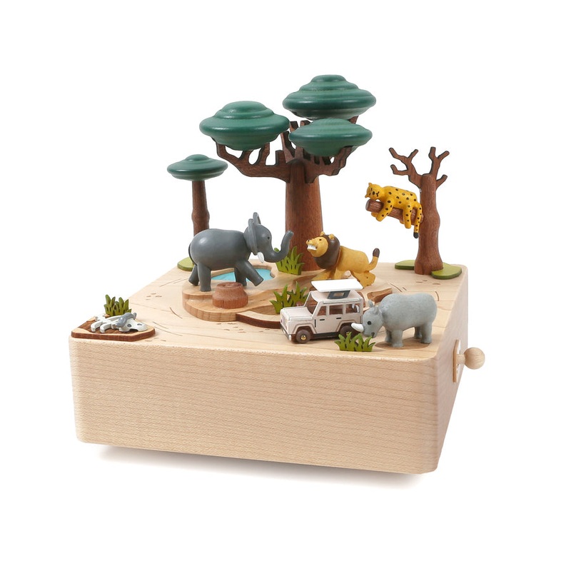 Wooderful Life – African Safari Music Box