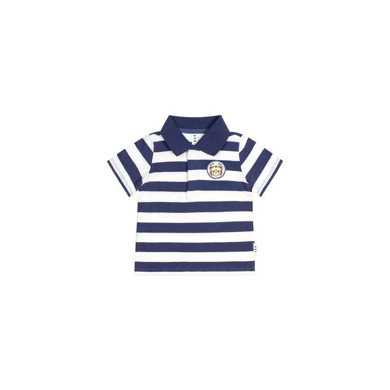 Huxbaby – Stripe Polo Tee – HB2124S25