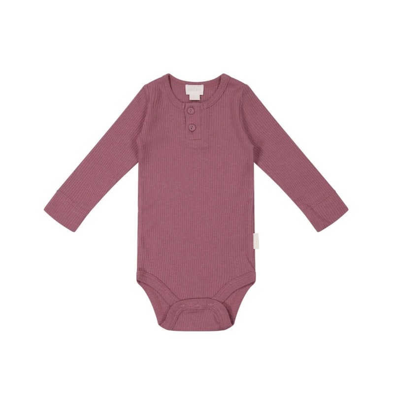 Jamie Kay Modal Long Sleeve Bodysuit – Rosette – Organic Cotton