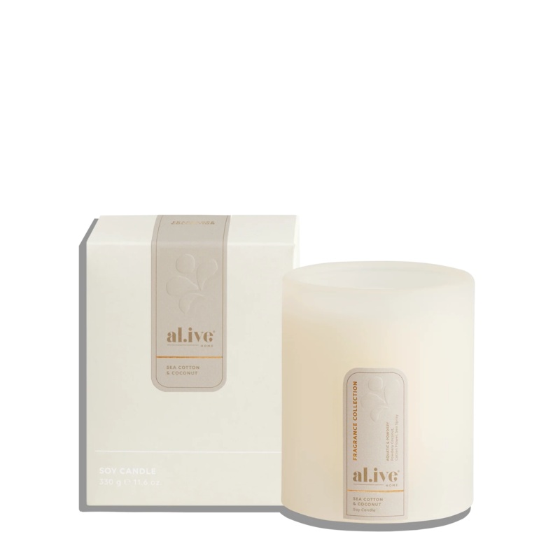 Al.ive Body – Soy Candle | Sea Cotton & Coconut