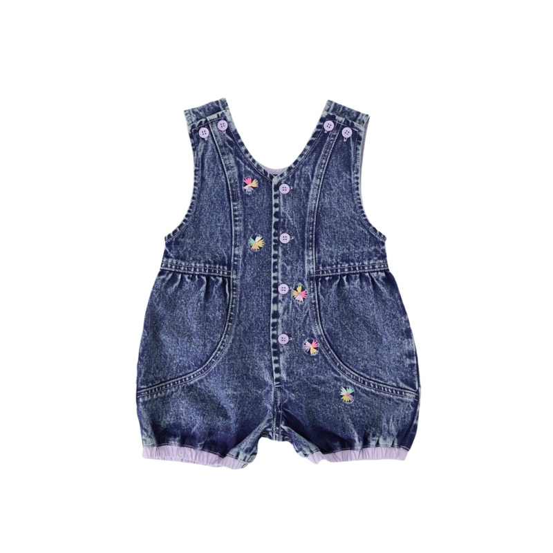 Goldie & Ace – Nina Pastel Petals Denim Romper