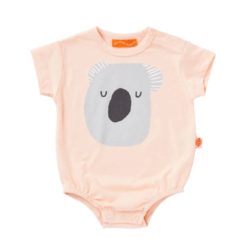 Halycon Nights – Koala Peach Short Sleeve Bodysuit