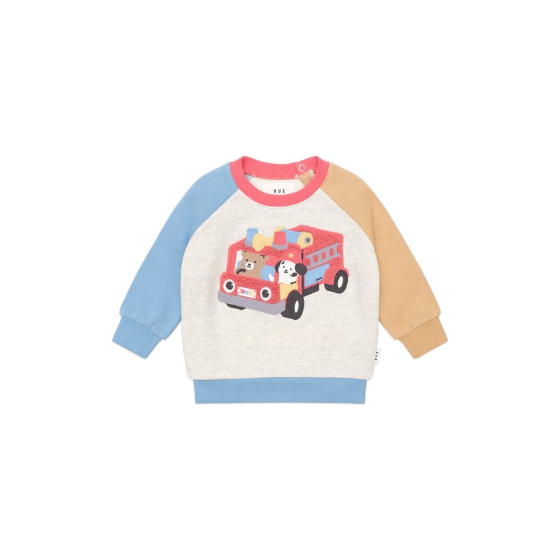 Huxbaby – Fire Truck Hux Sweatshirt – HB3073W25