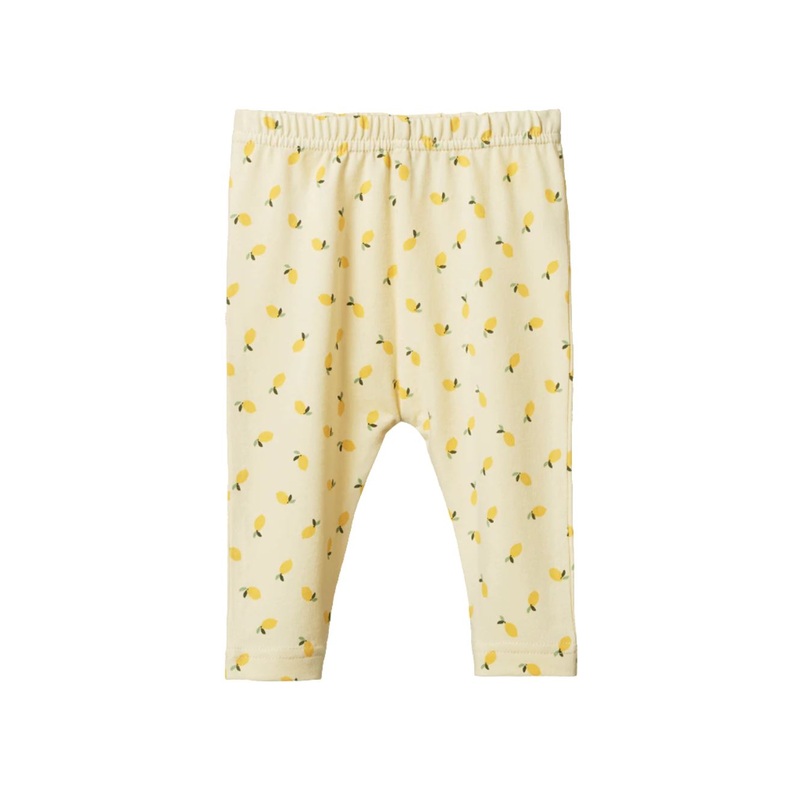 Nature Baby – Leggings | Little Lemon Cream Print