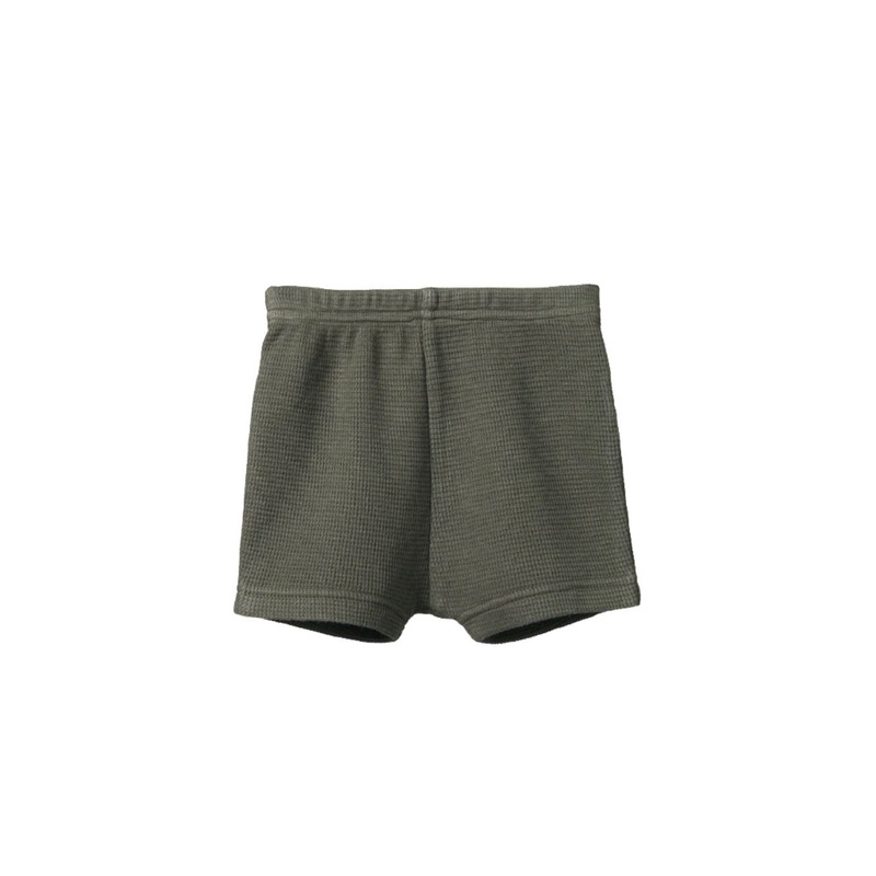 Nature Baby – Selby Waffle Shorts | Thyme