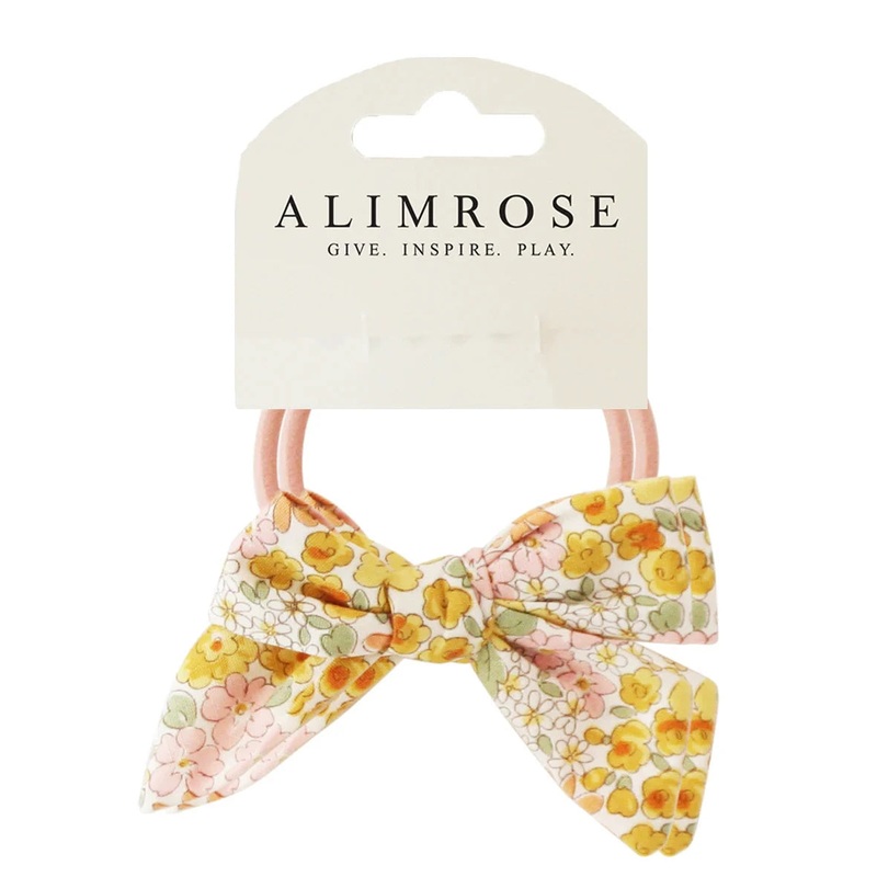 Alimrose – Bow Hair Tie Set Sweet Marigold