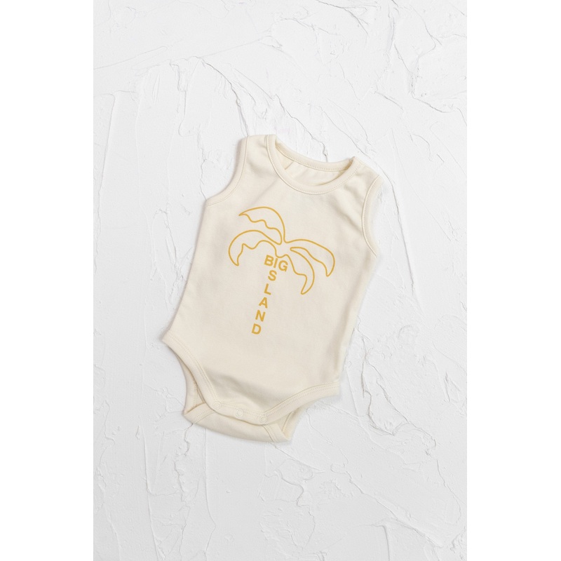 Cinnamon Baby – Big Island Romper | Mustard