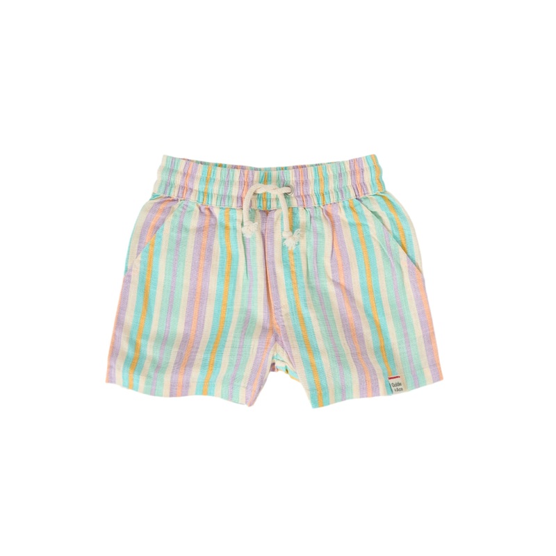 Goldie & Ace – Noah Linen Shorts | Resort Stripe