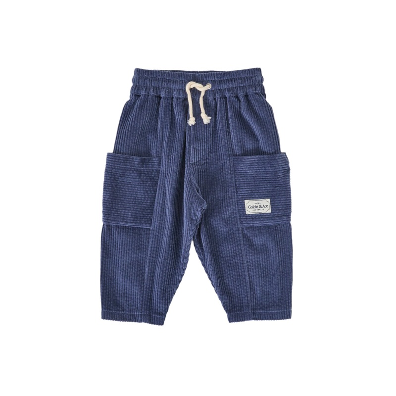 Goldie & Ace – Kit Corduroy Pocket Pant | Navy
