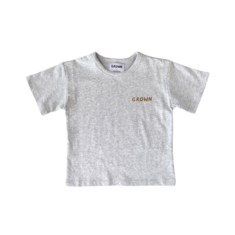 Grown – Sunshine Tee | Grey Marle