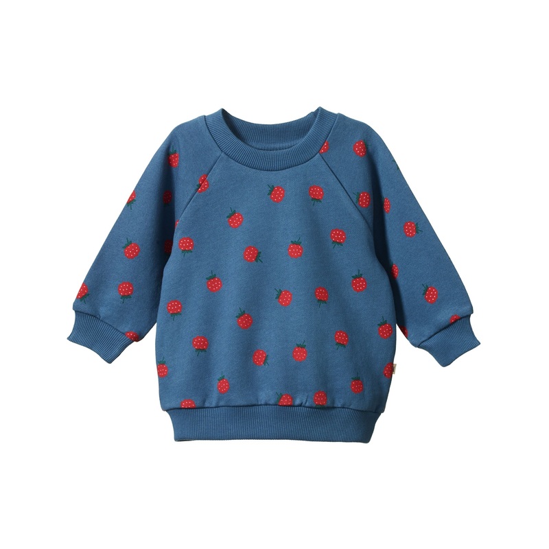 Nature Baby – Emerson Sweater | Raspberry Blue