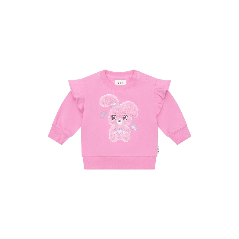 Huxbaby – Bunny Gem Frill Sweatshirt – HB3257W25